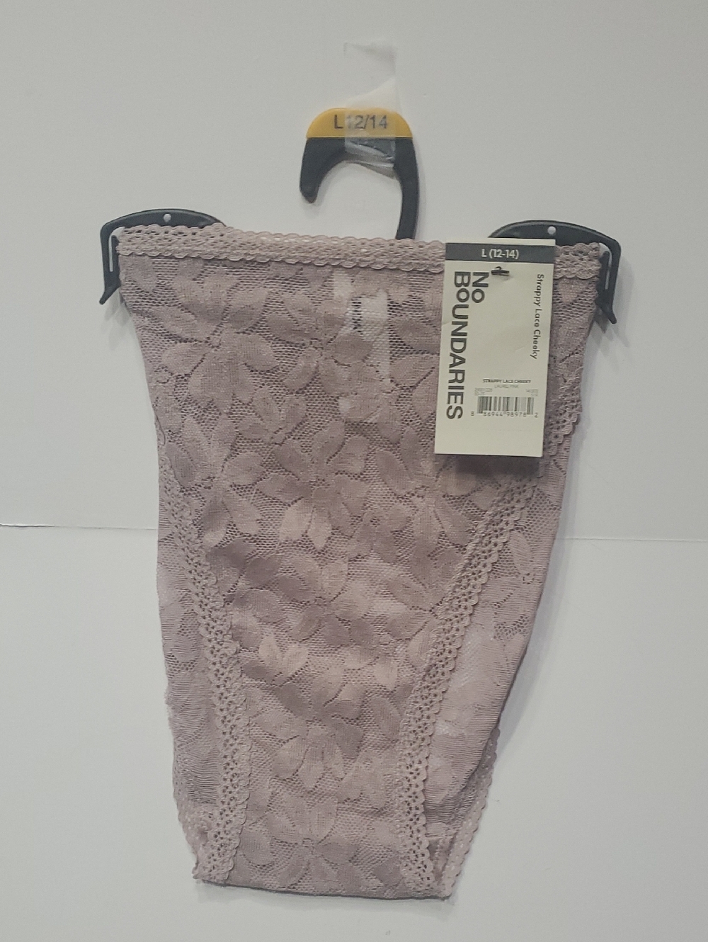 No Boundaries Floral Lace Bikini - Mauve